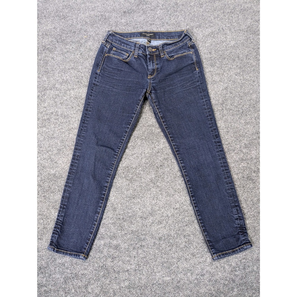 Banana Republic Skinny Jeans Womens 26/2 Dark Wash Low Rise Stretch Denim 1542